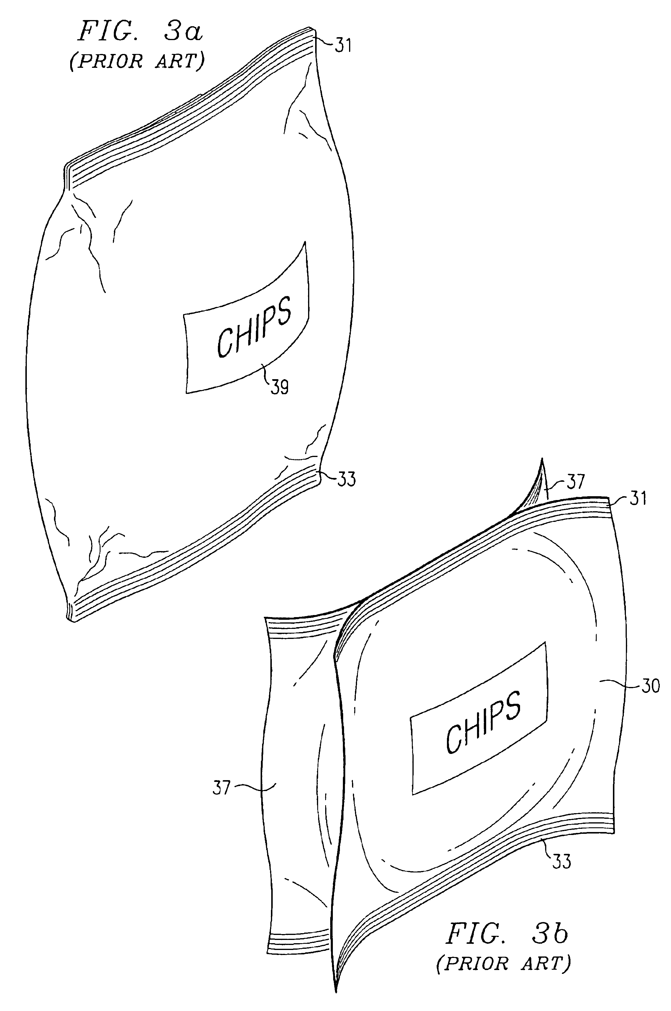Double-bag package and perforation knife