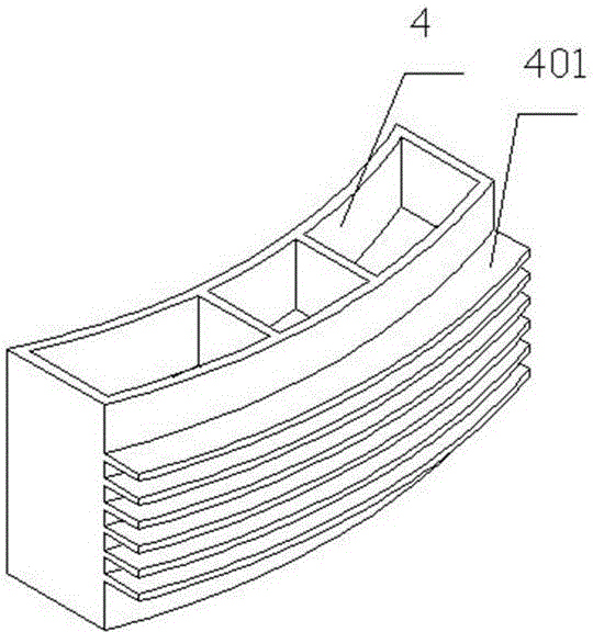 Annular pre-stress anchoring counter-force rectification device for bridge horizontal rectification