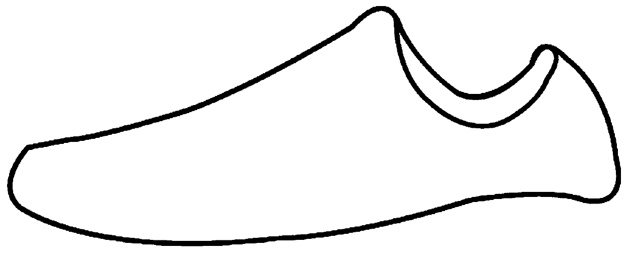 Novel shoe cover and preparation process thereof