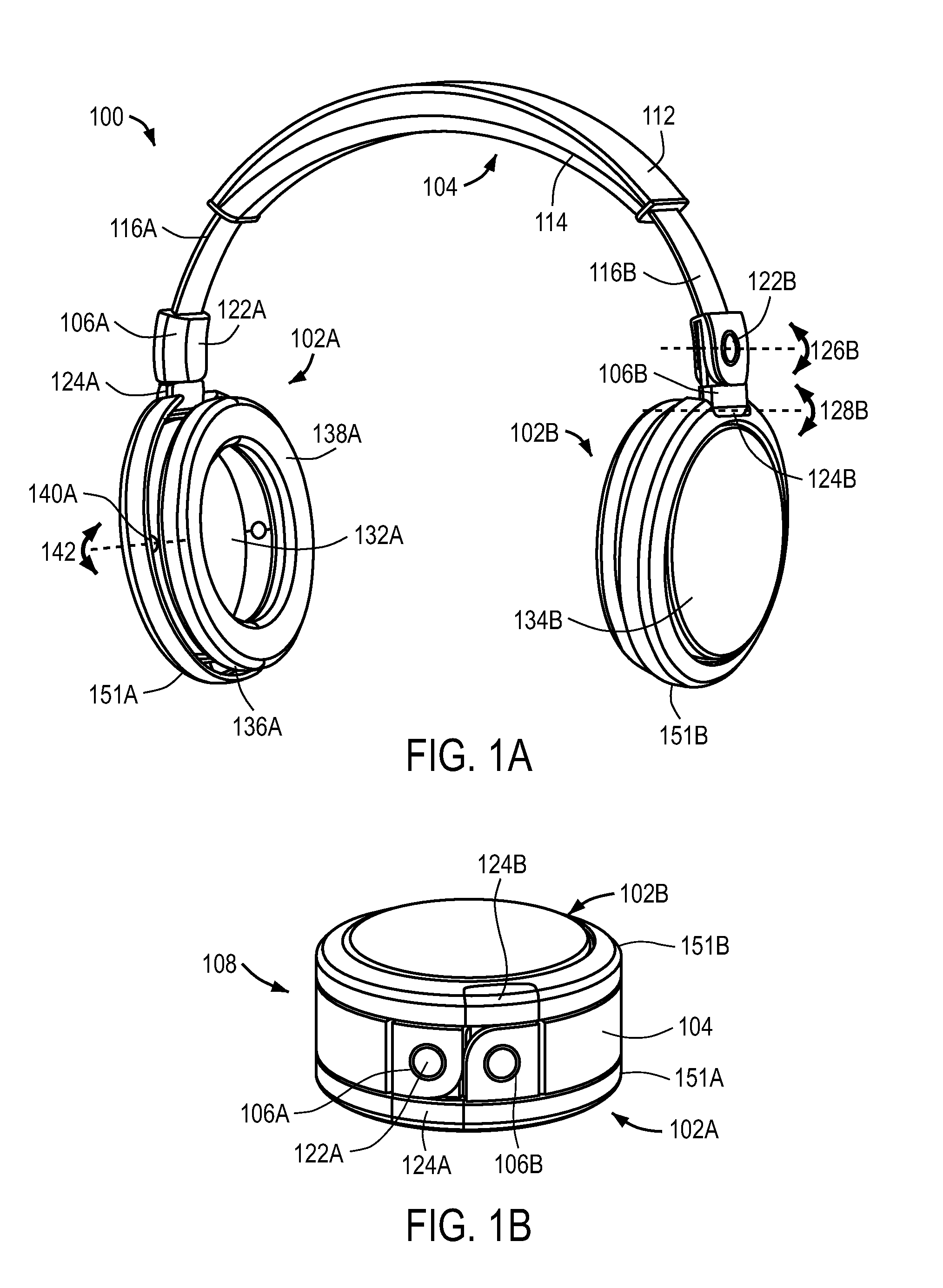 Collapsible headphone