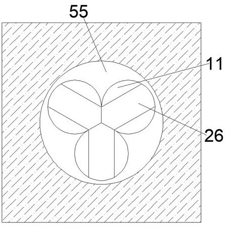 Honeycomb briquette combustion furnace capable of automatically replacing briquettes