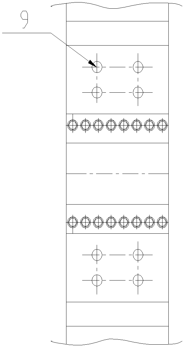 Hough-type transition connection device for large-current high-temperature superconducting cable terminal