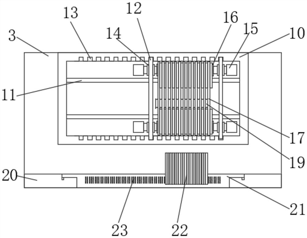 Raw material warping device for textile processing