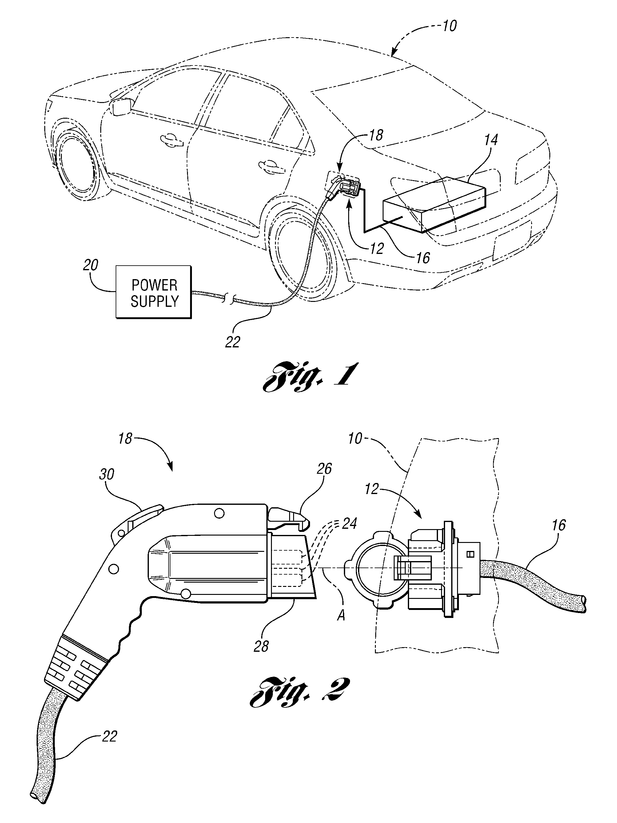 Method and system for preventing disengagement between an electrical plug and a charge port on an electric vehicle