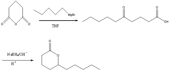 Method for preparing high-purity delta decalactone