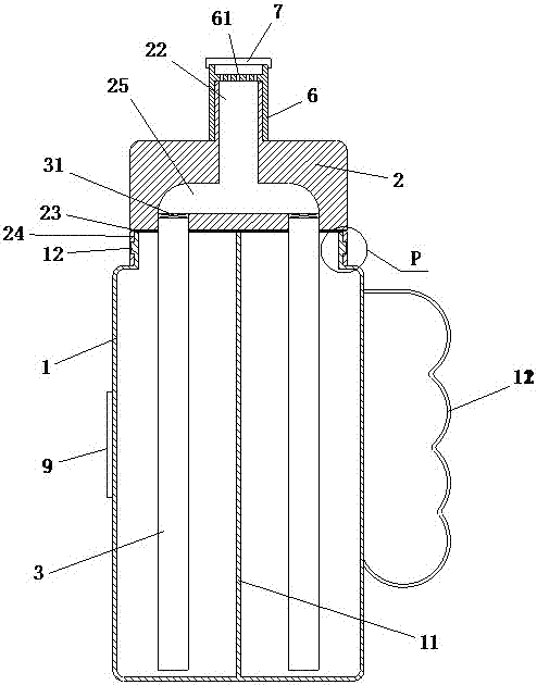 A multifunctional handheld water storage device and its use method