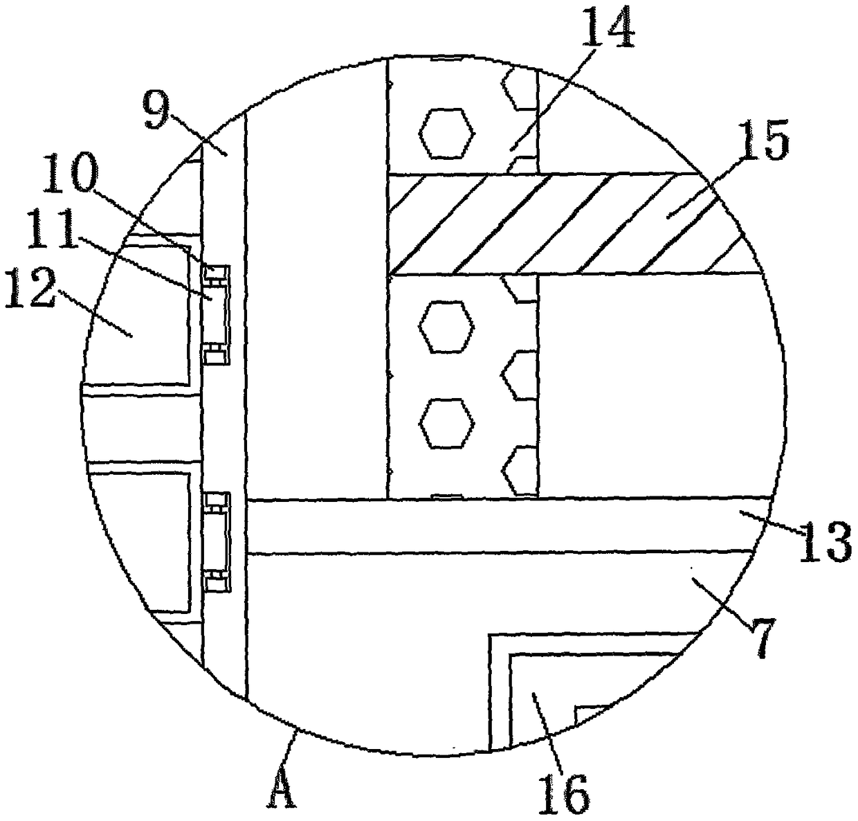 High-efficiency heat dissipation low-voltage switch cabinet