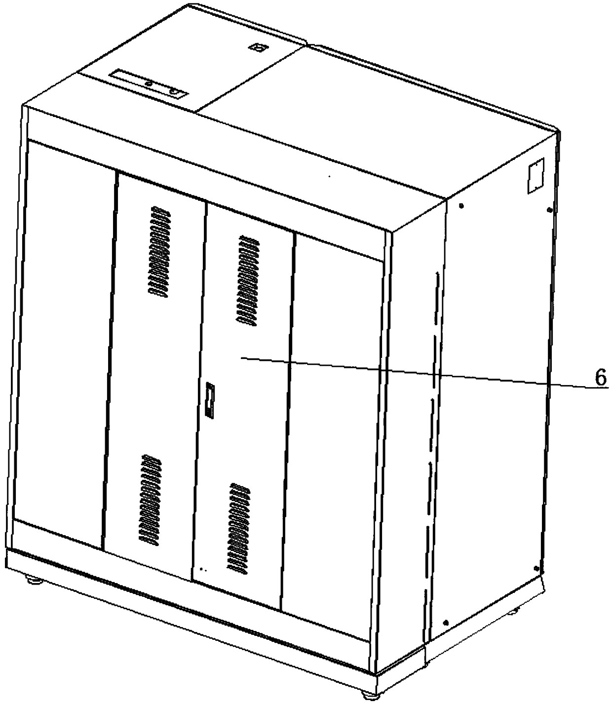 Medical self-help clothes distributing cabinet and clothes distributing method