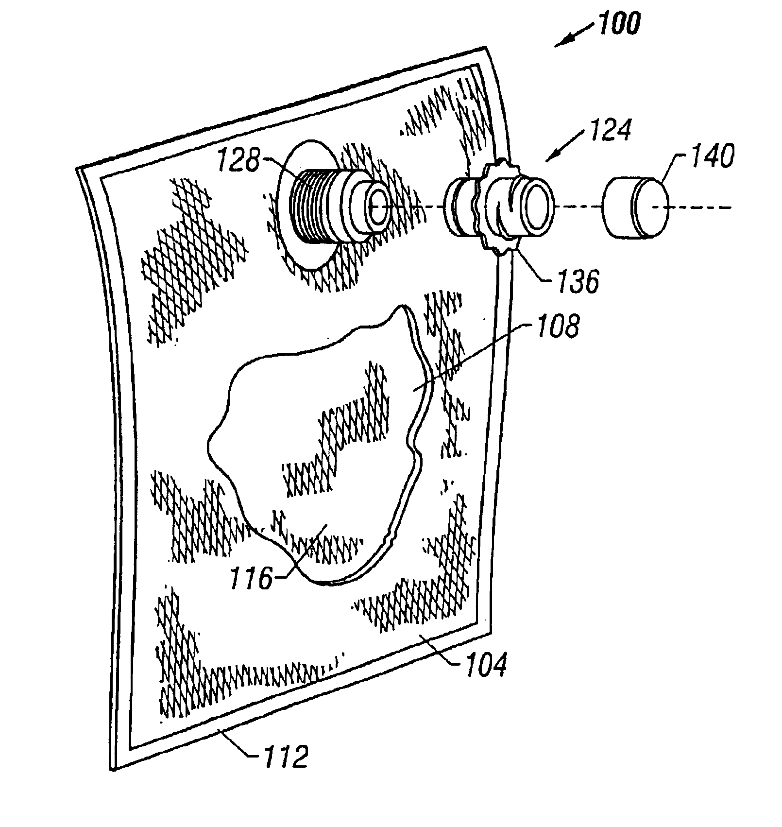 Collapsible bag for dispensing liquids and method