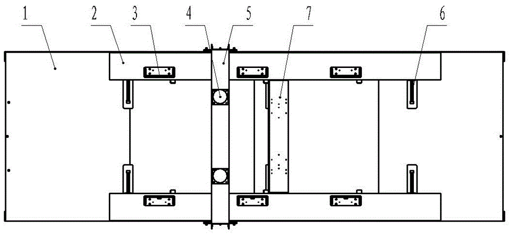 Semitrailer air suspension axle installation positioning device