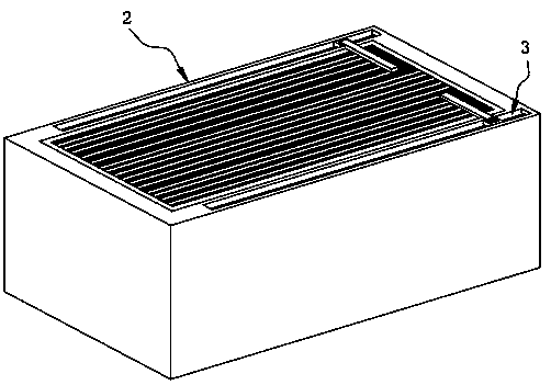 Electroplating fixture for inverter cooling fins