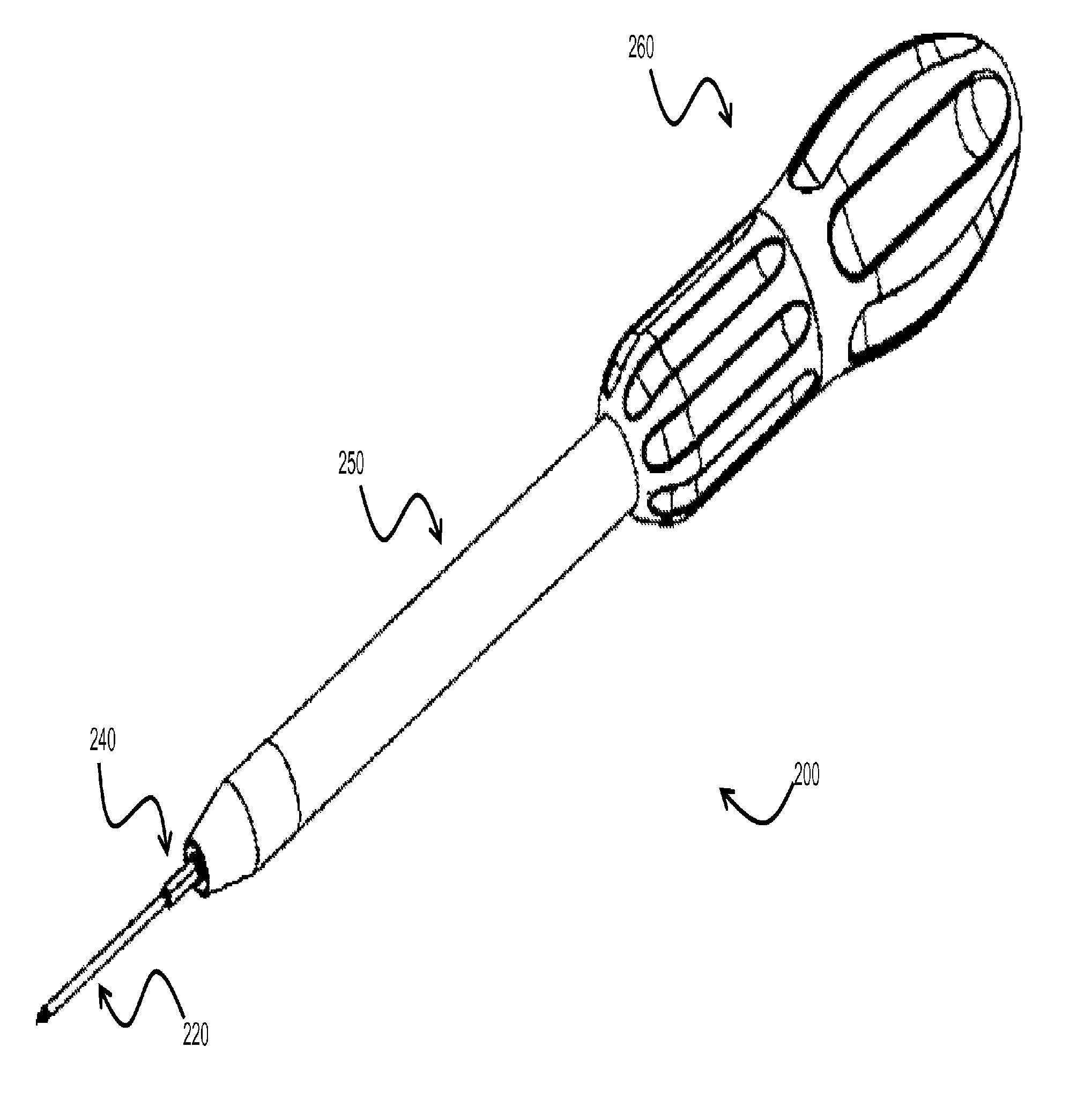 Interference screw driver assembly and method of use