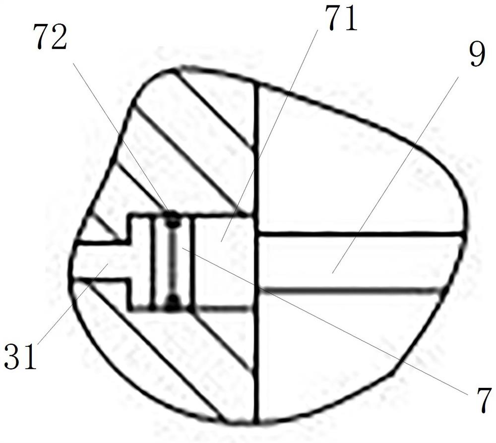 Bearing system with oil film pressure detection function