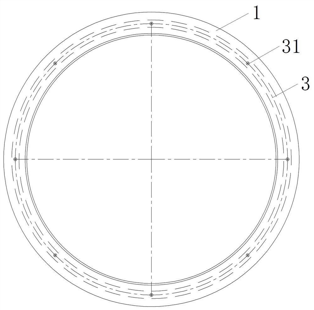 Bearing system with oil film pressure detection function