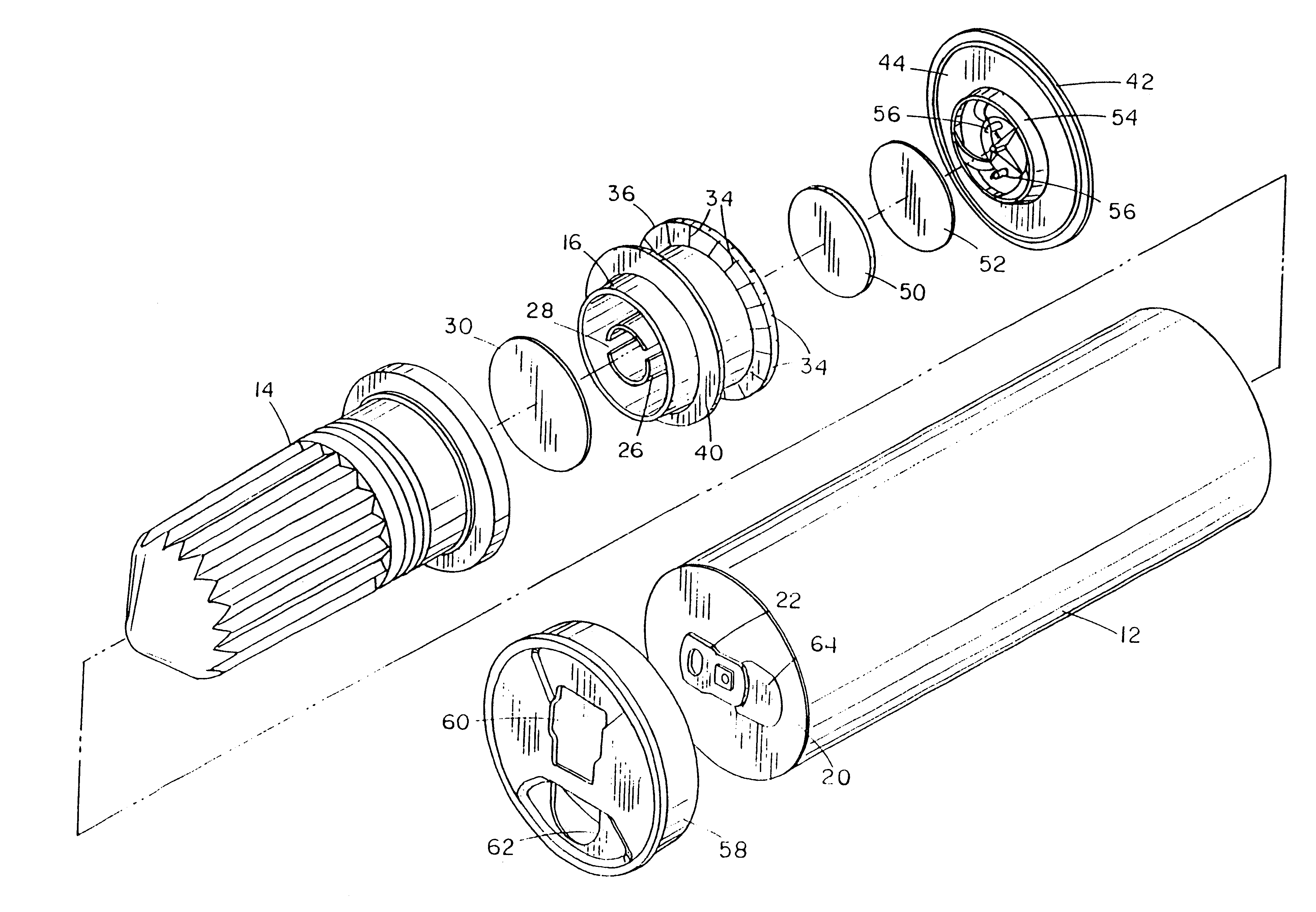 Container with integral module for heating or cooling the contents and method for its manufacture