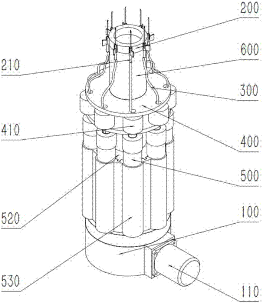 Device for clamping blood taking needle component