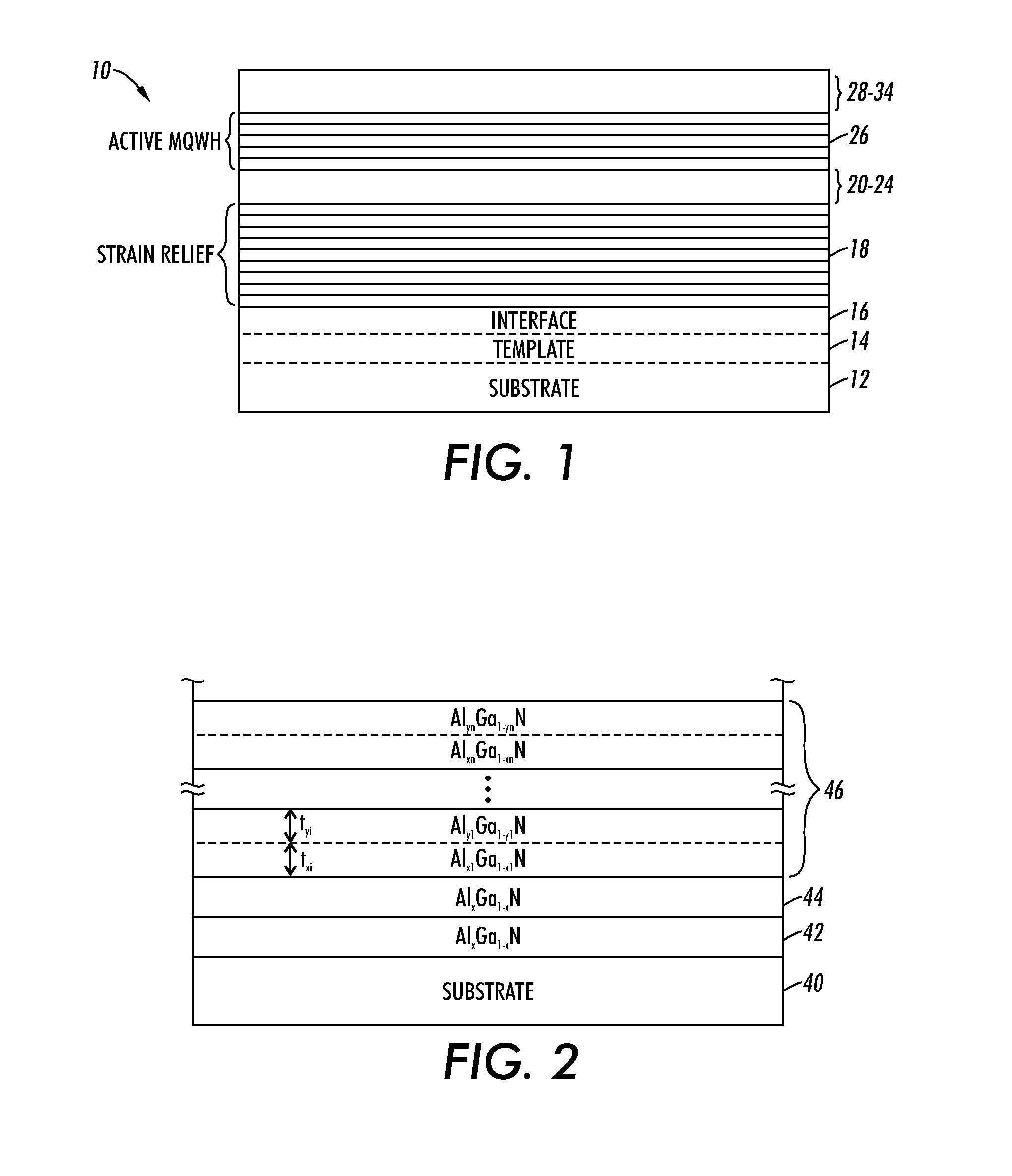 Variable period variable composition supperlattice and devices including same