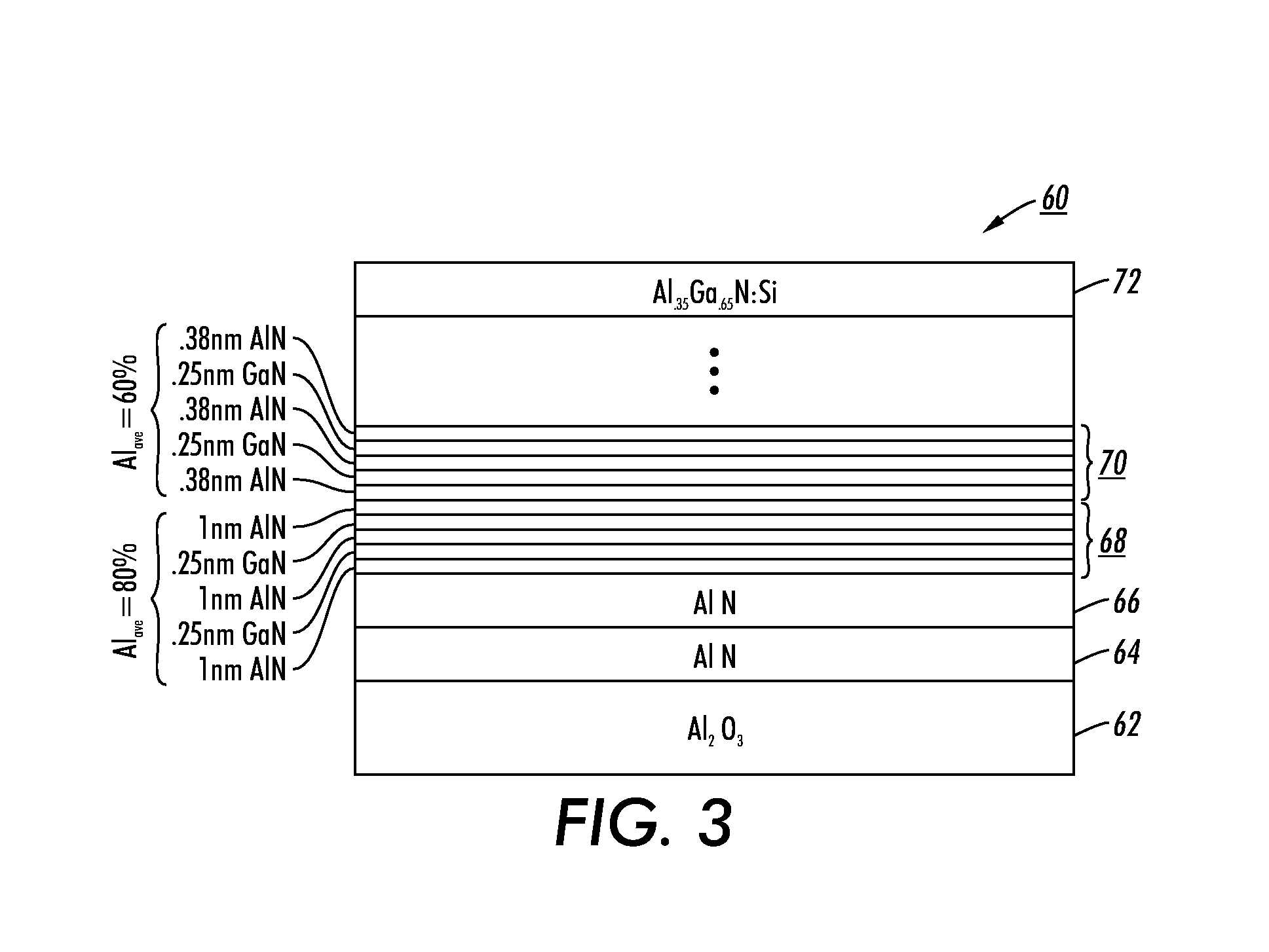 Variable period variable composition supperlattice and devices including same