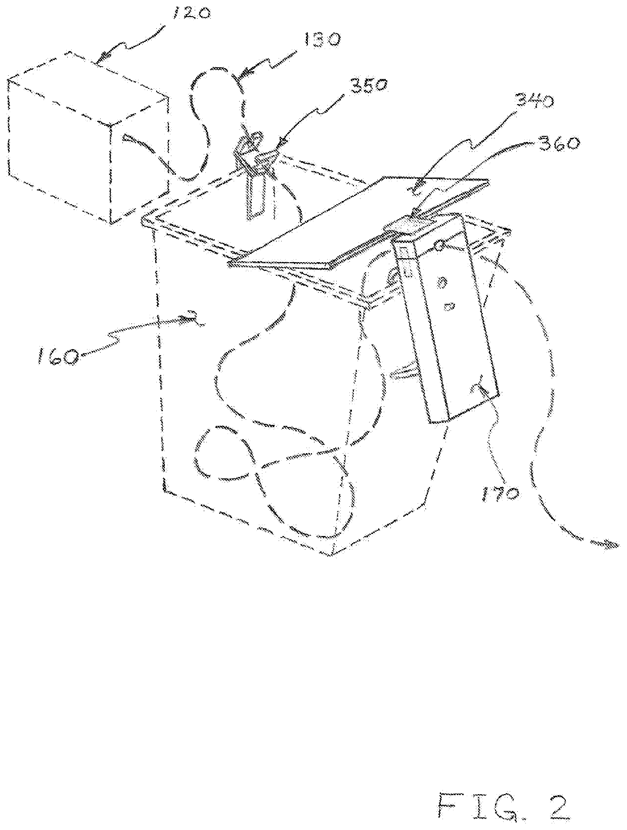 Portable, powered collection system for flexible fluid hoses