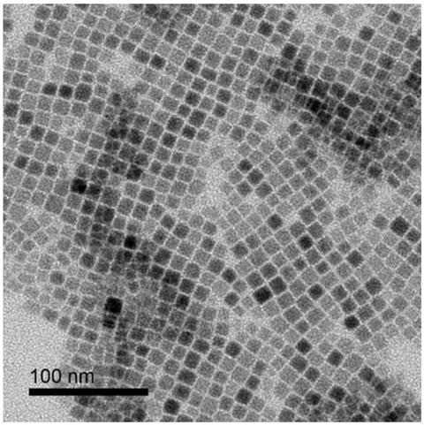 Method of preparing EuB6 nano cubic crystal at low temperature