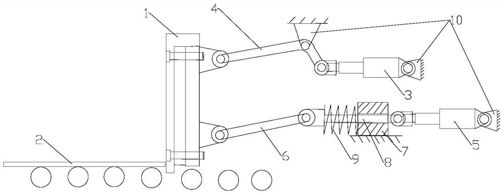 A device and method for improving the precision of special steel bar marshalling and sizing