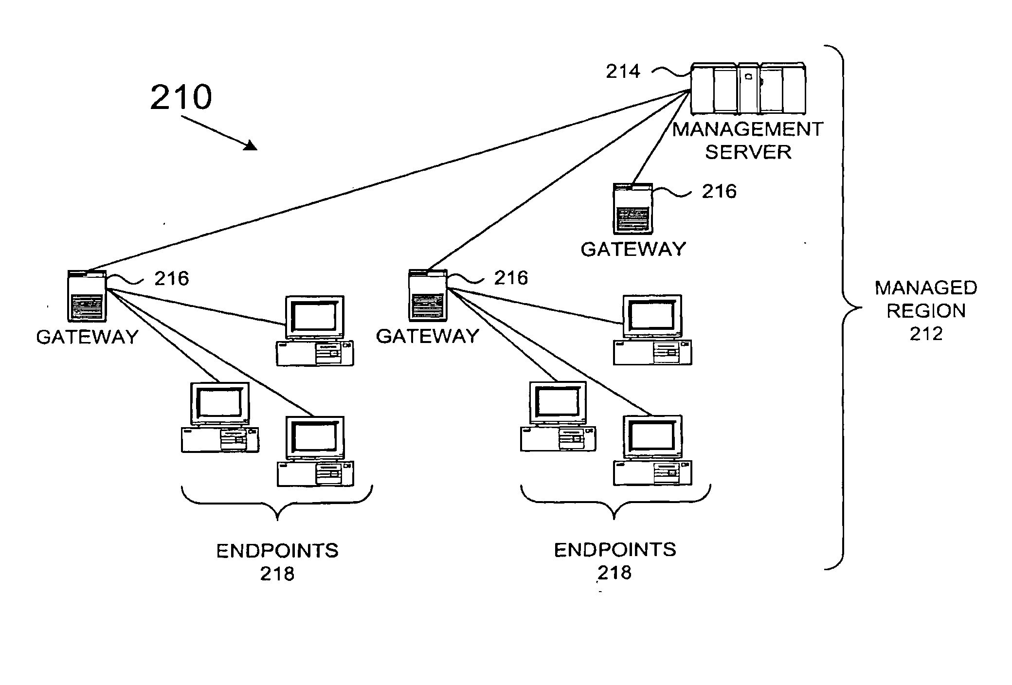 Method and System for Network Management with Platform-Independent Protocol Interface for Discovery and Monitoring Processes