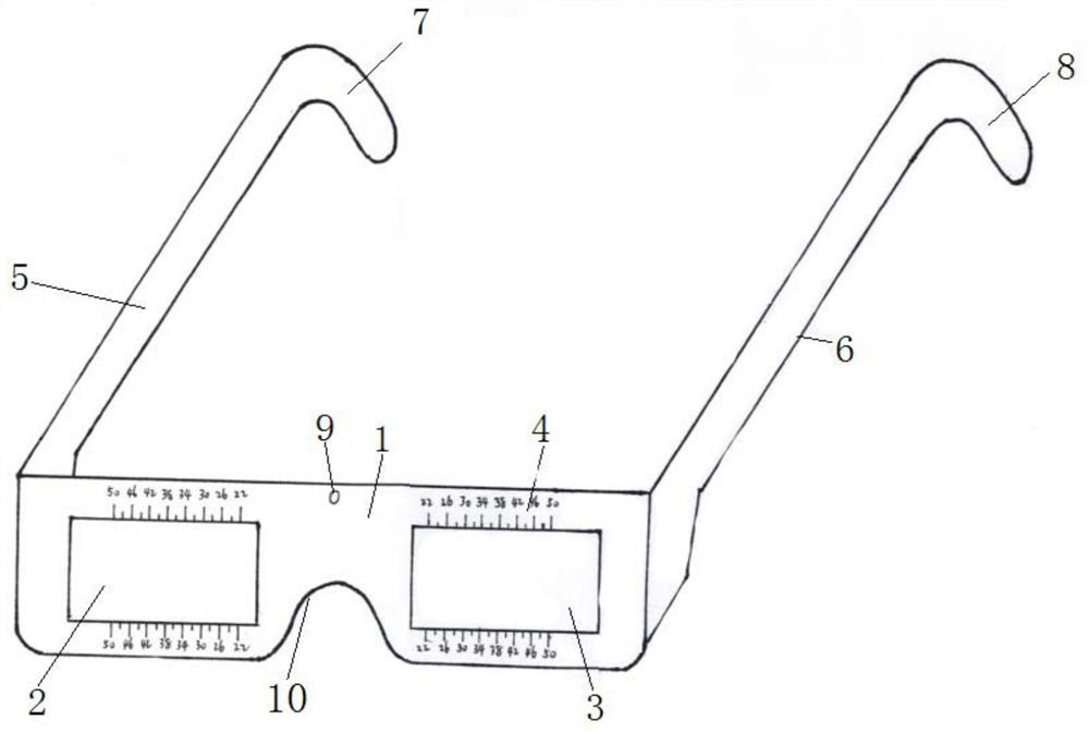 Interpupillary distance measuring device and use method thereof