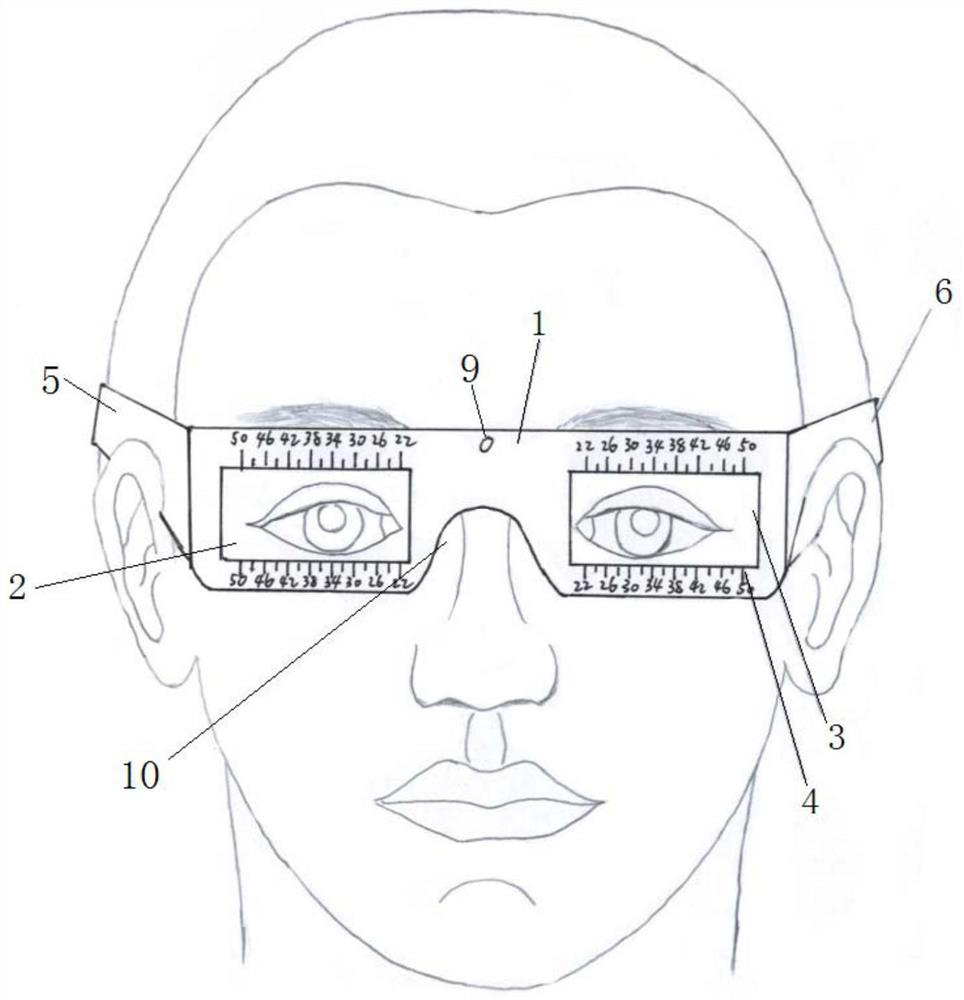 Interpupillary distance measuring device and use method thereof