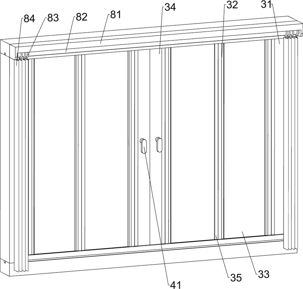 Foldable door and window with enhanced sealing performance