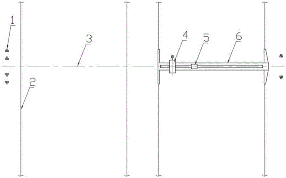Lateral displacement method of shipbuilding gantry crane