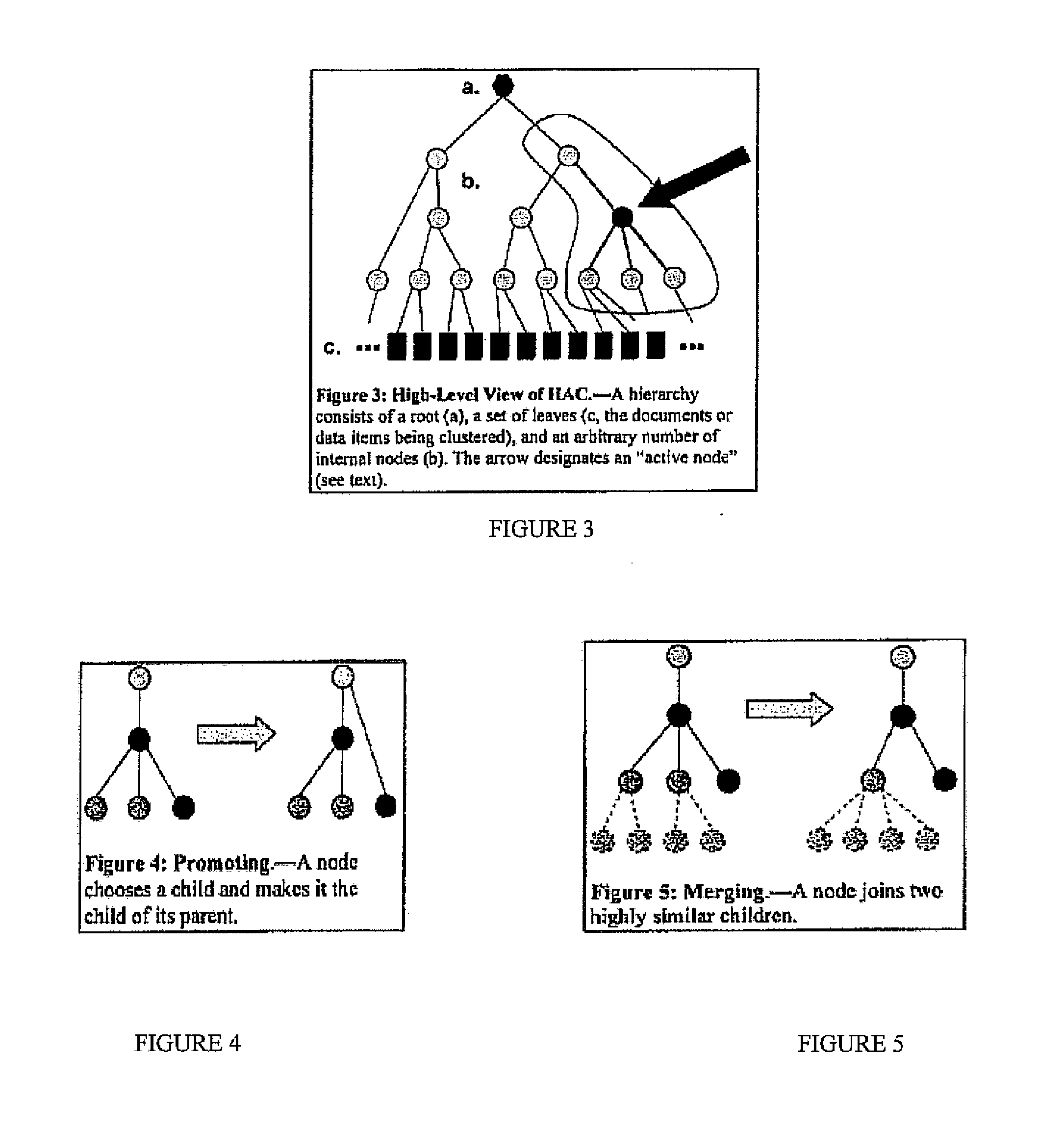 Hierarchical ant clustering and foraging