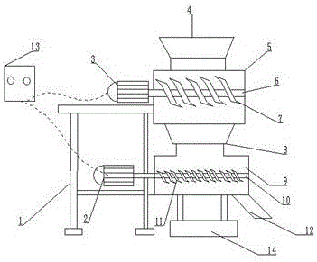 Dual plastic shredding machine