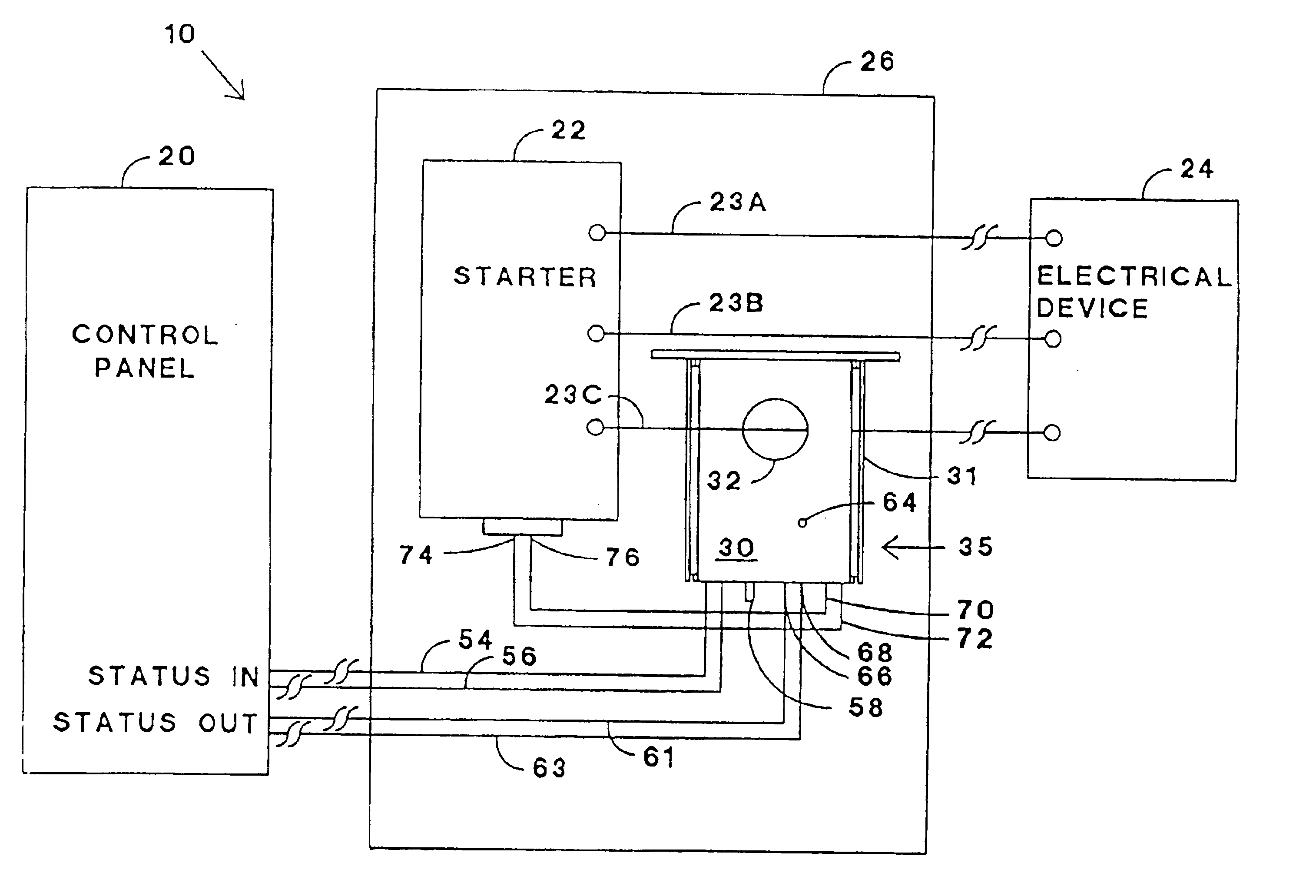 Combination current sensor and relay