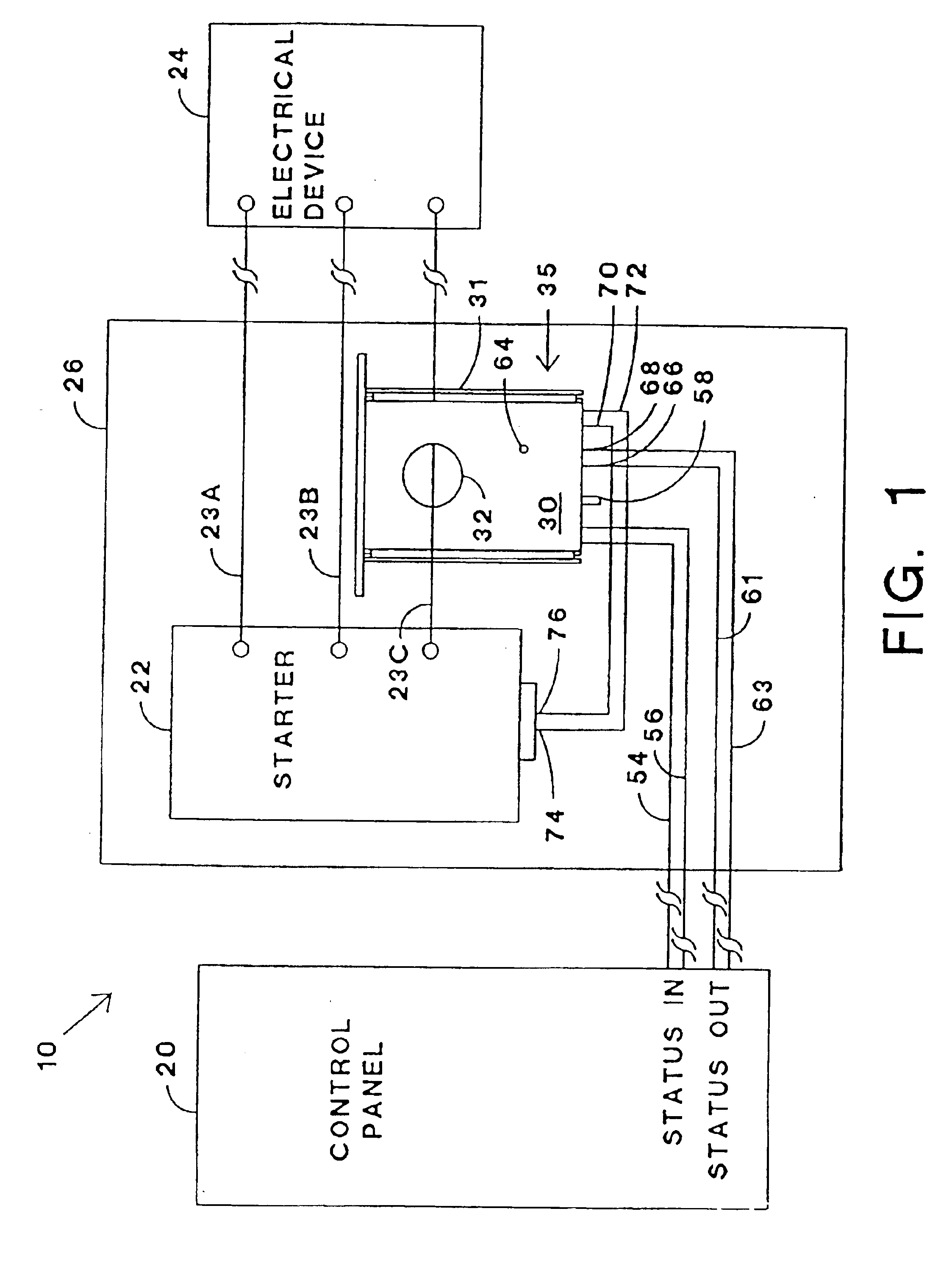 Combination current sensor and relay
