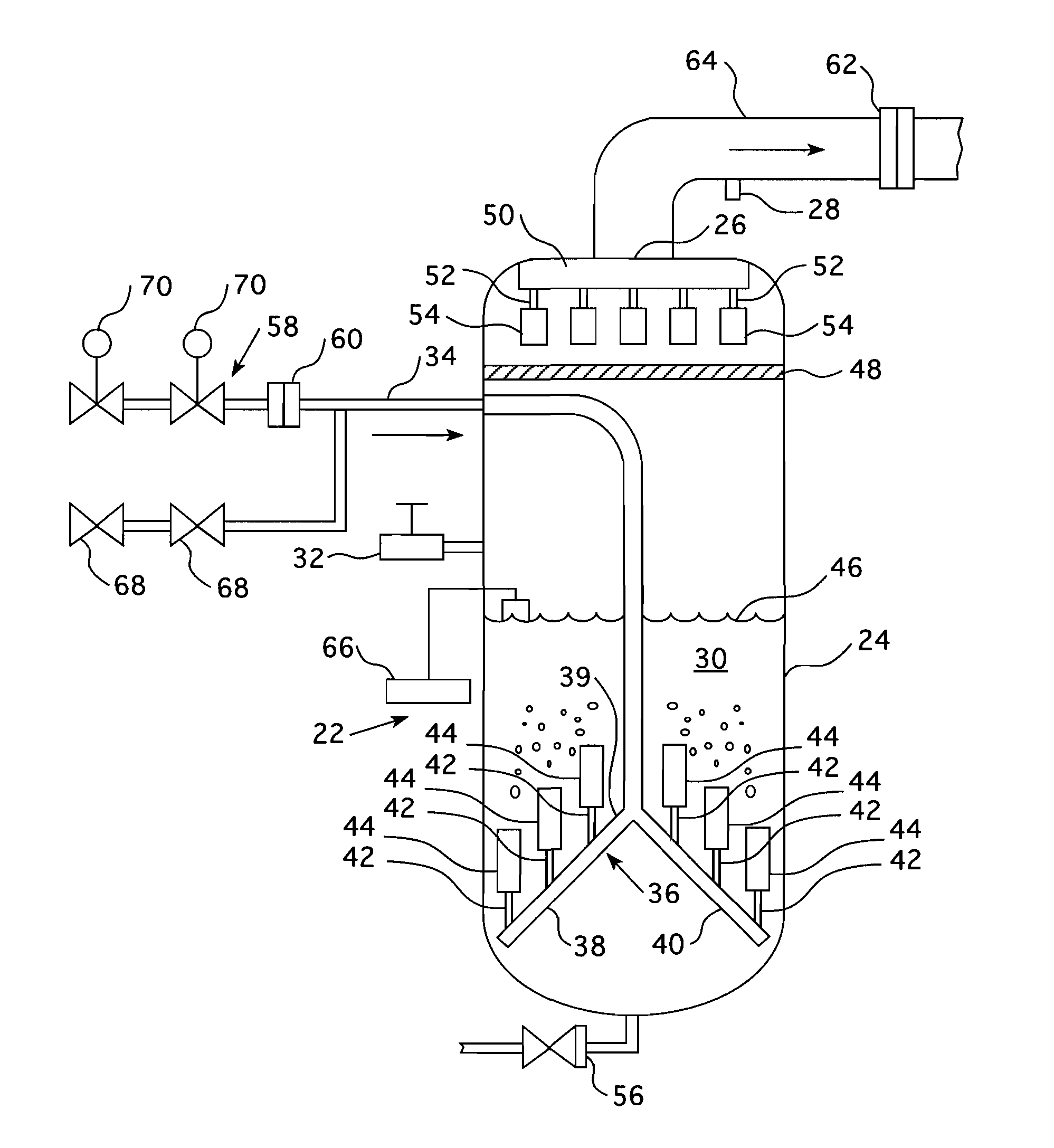 Filter for a nuclear reactor containment ventilation system