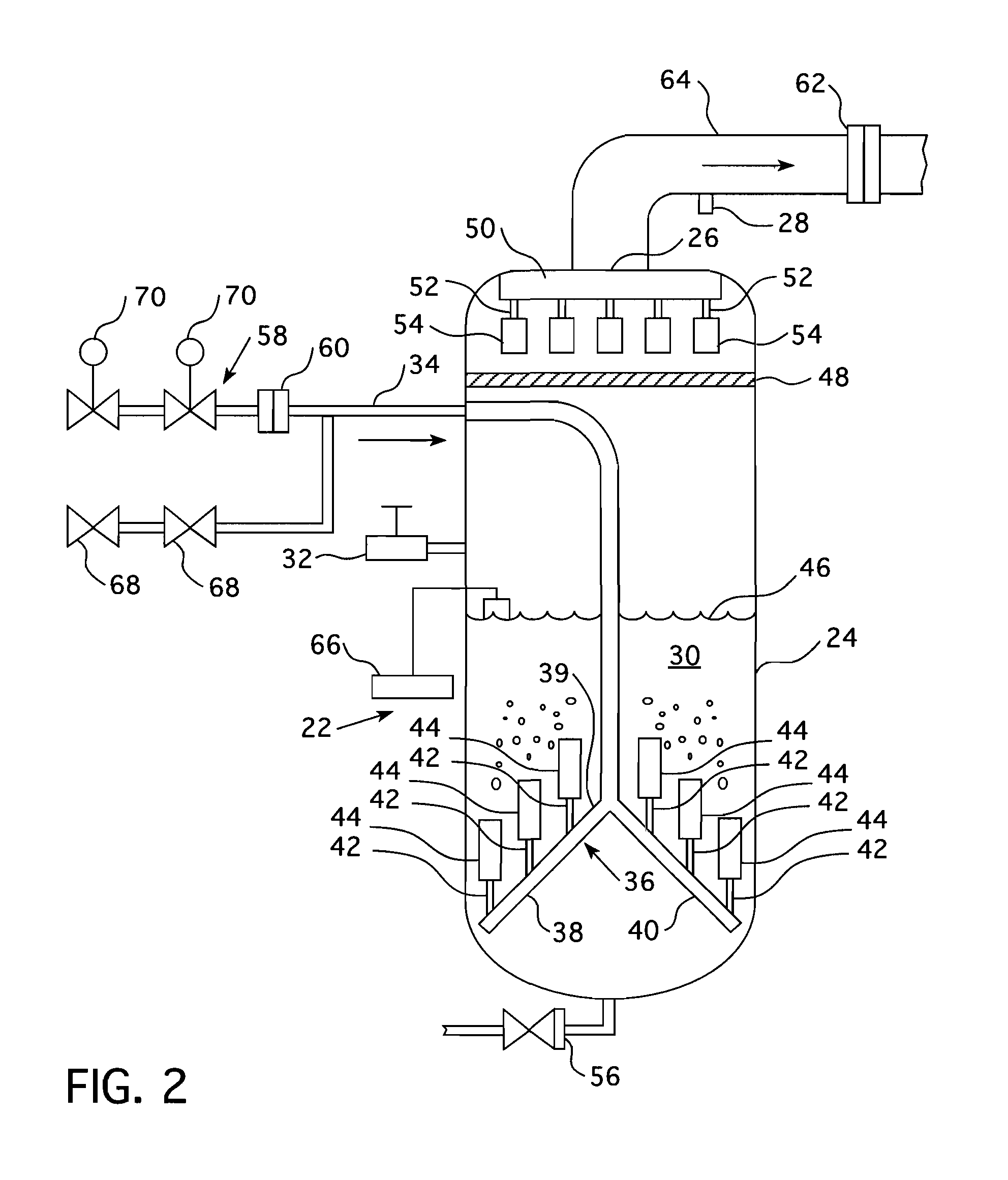 Filter for a nuclear reactor containment ventilation system