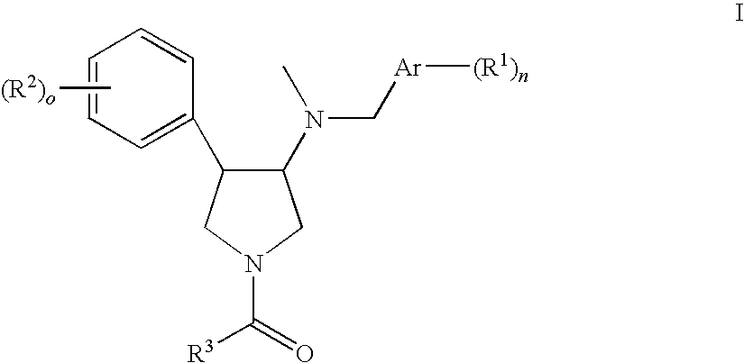 N-benzyl pyrrolidine derivatives