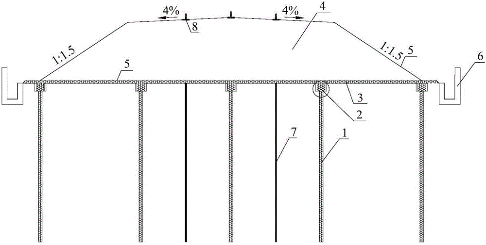 Calculation method for ascending and descending amount of top face of low embankment of ballastless track under expansion-shrinkage action of expansive soil foundation