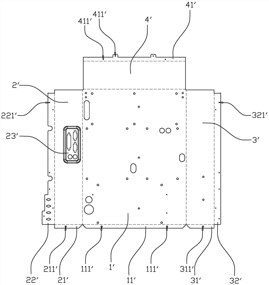 A processing technology and processing system of a circuit fixing board