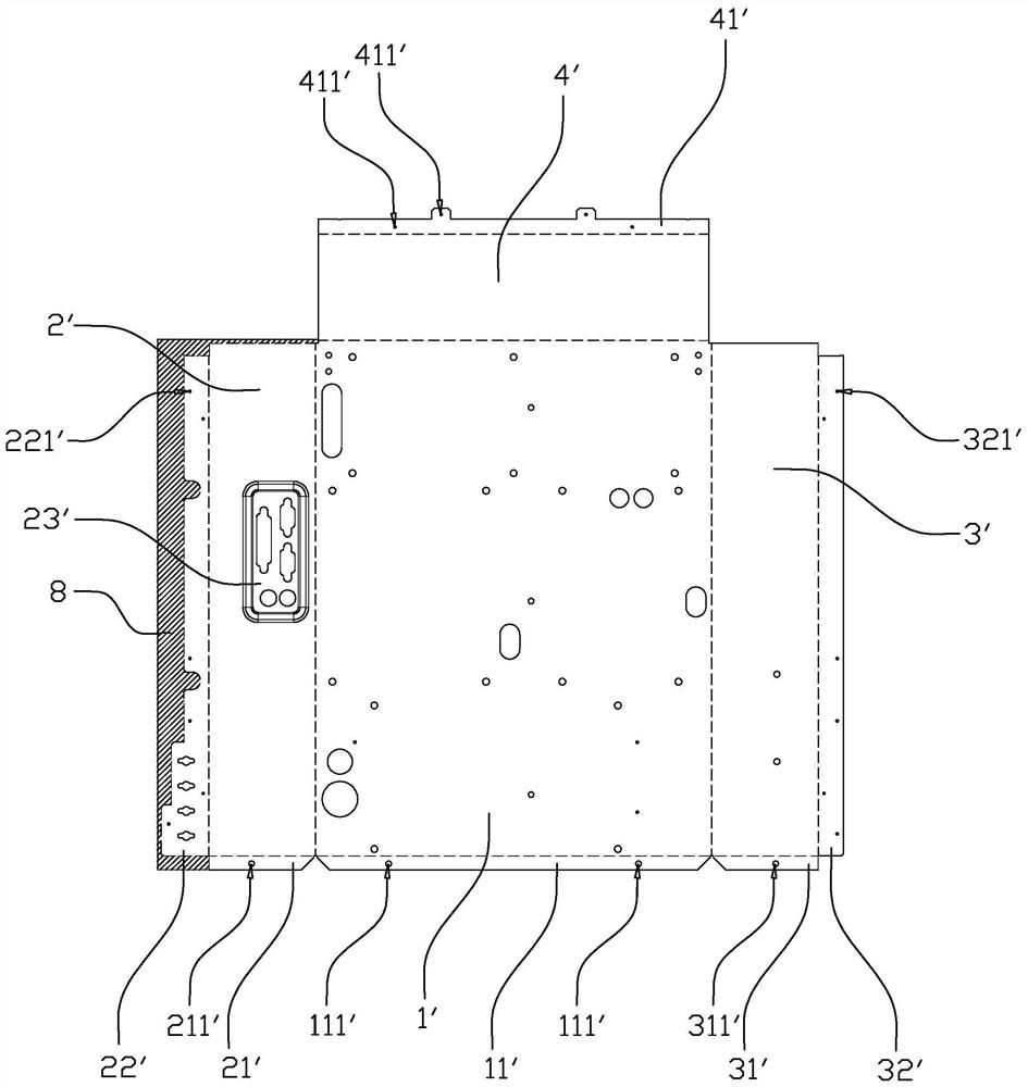 A processing technology and processing system of a circuit fixing board