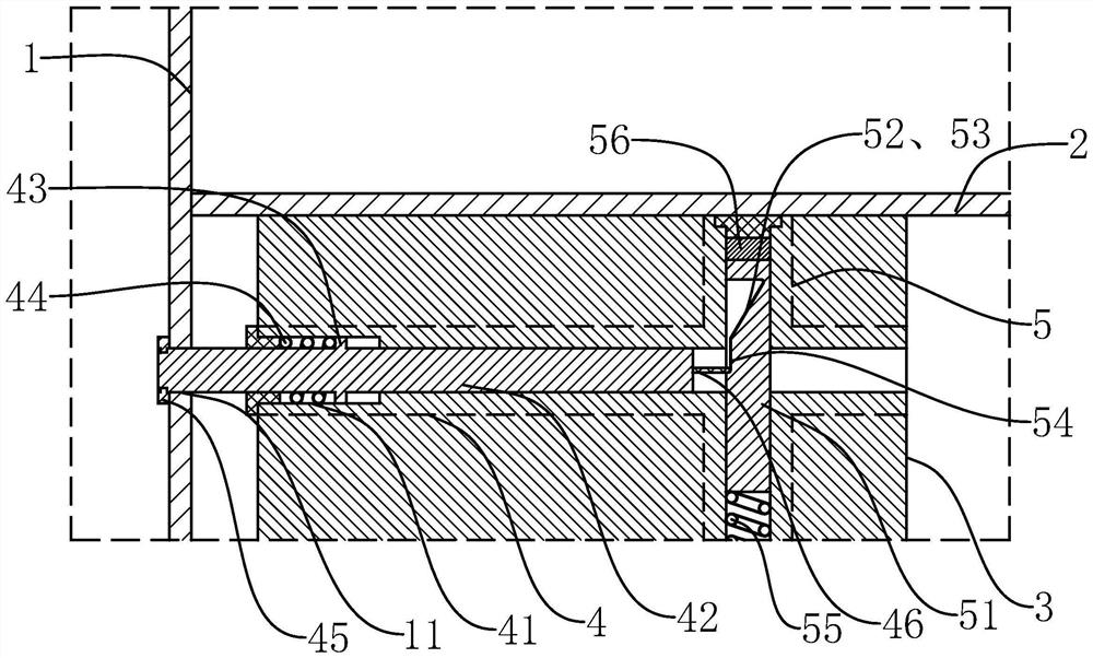 Curtain wall beam-column connecting structure, construction tools and construction method