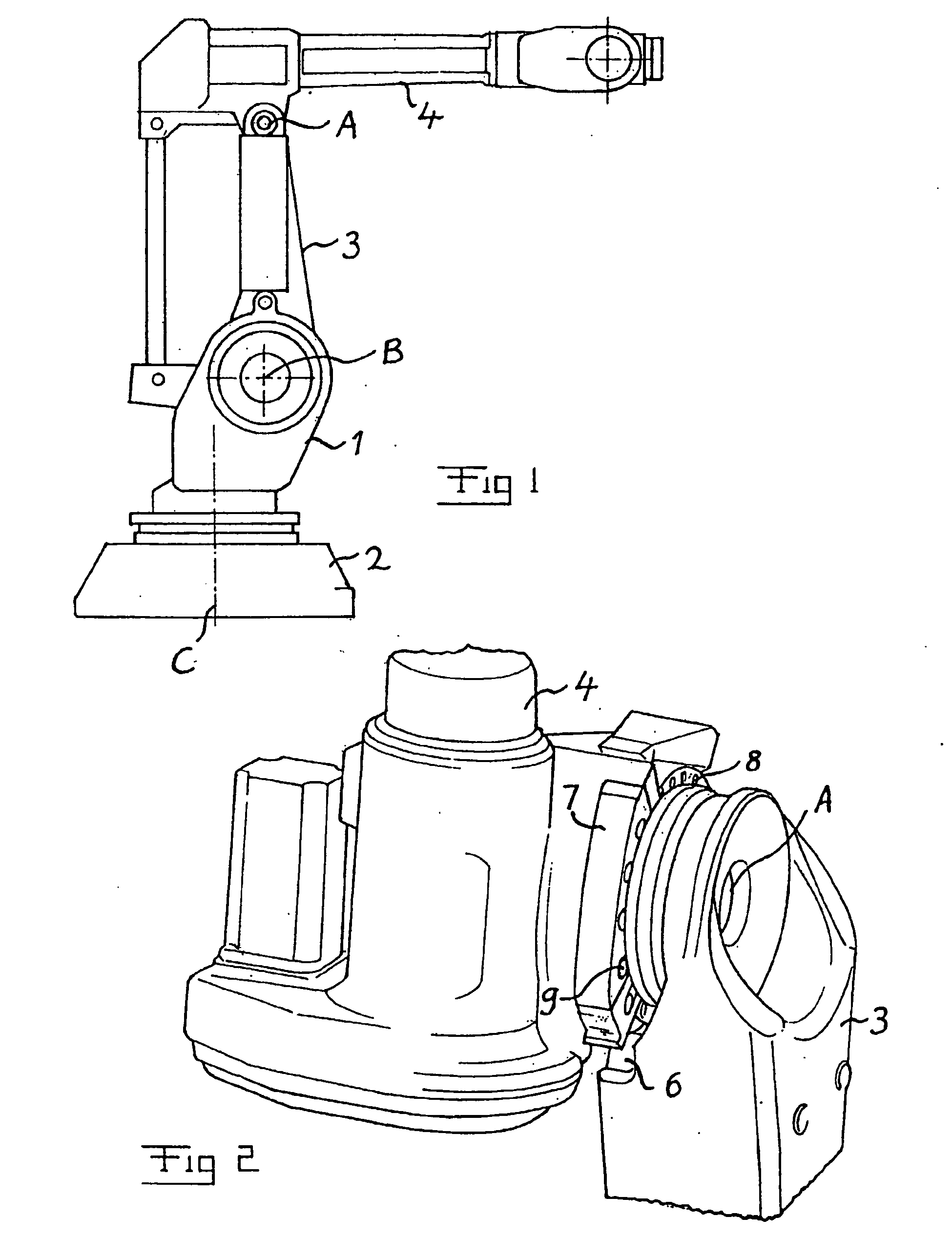 Device for an industrial robot