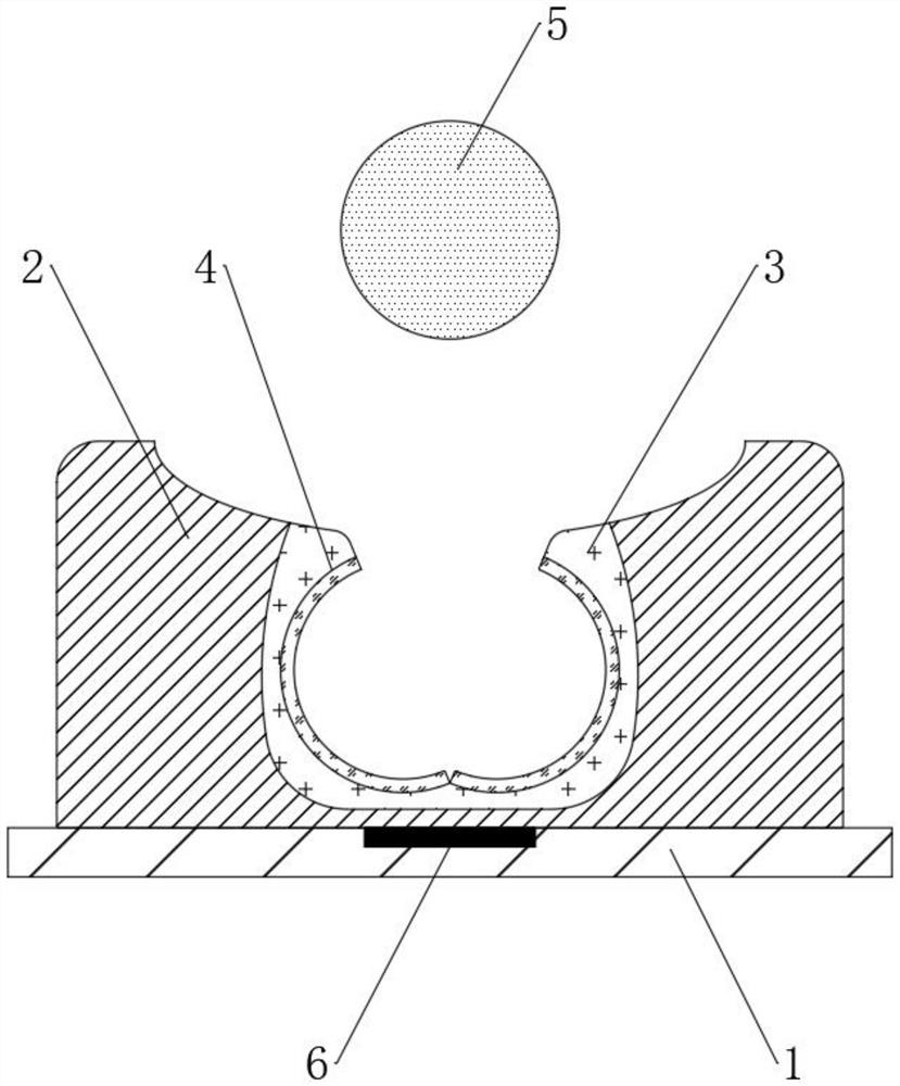 Ant-imitating type indoor formaldehyde capturing and removing module