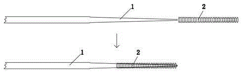 Guide wire applicable to clinical intravascular interventional therapy and manufacturing method of guide wire