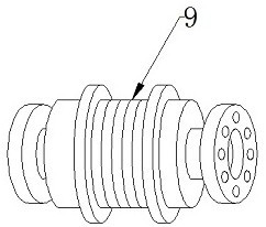 Automatic feeding device of chemical liquid canned vehicle