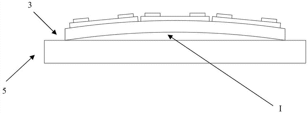 Curvature-free substrate used for power IGBT module encapsulation