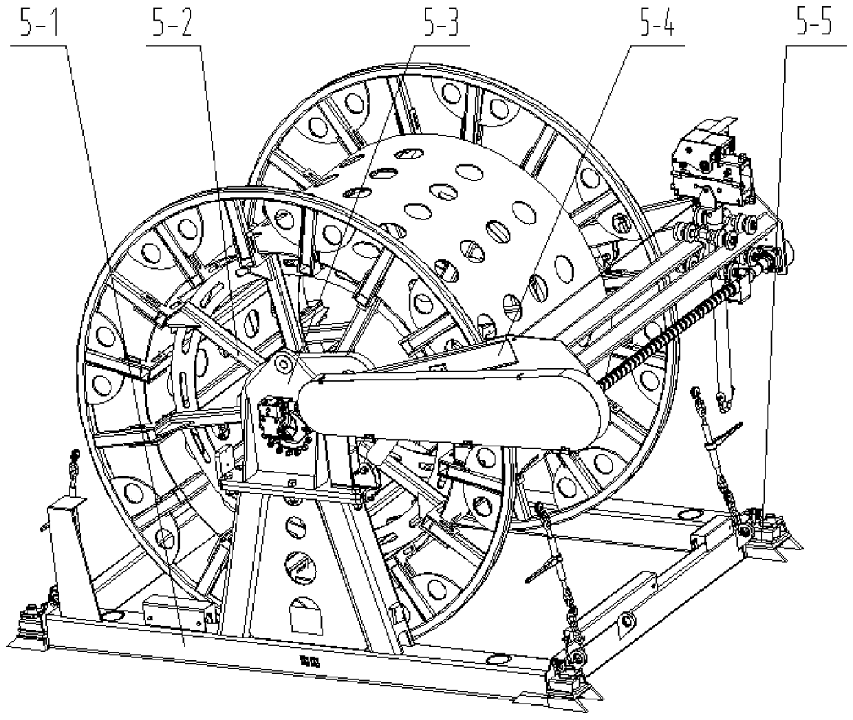 Vehicle-mounted coiled tubing equipment