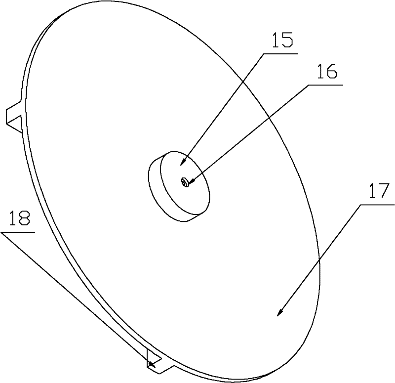 Visual measuring device and method of flame frontal surface structure of movable fire source