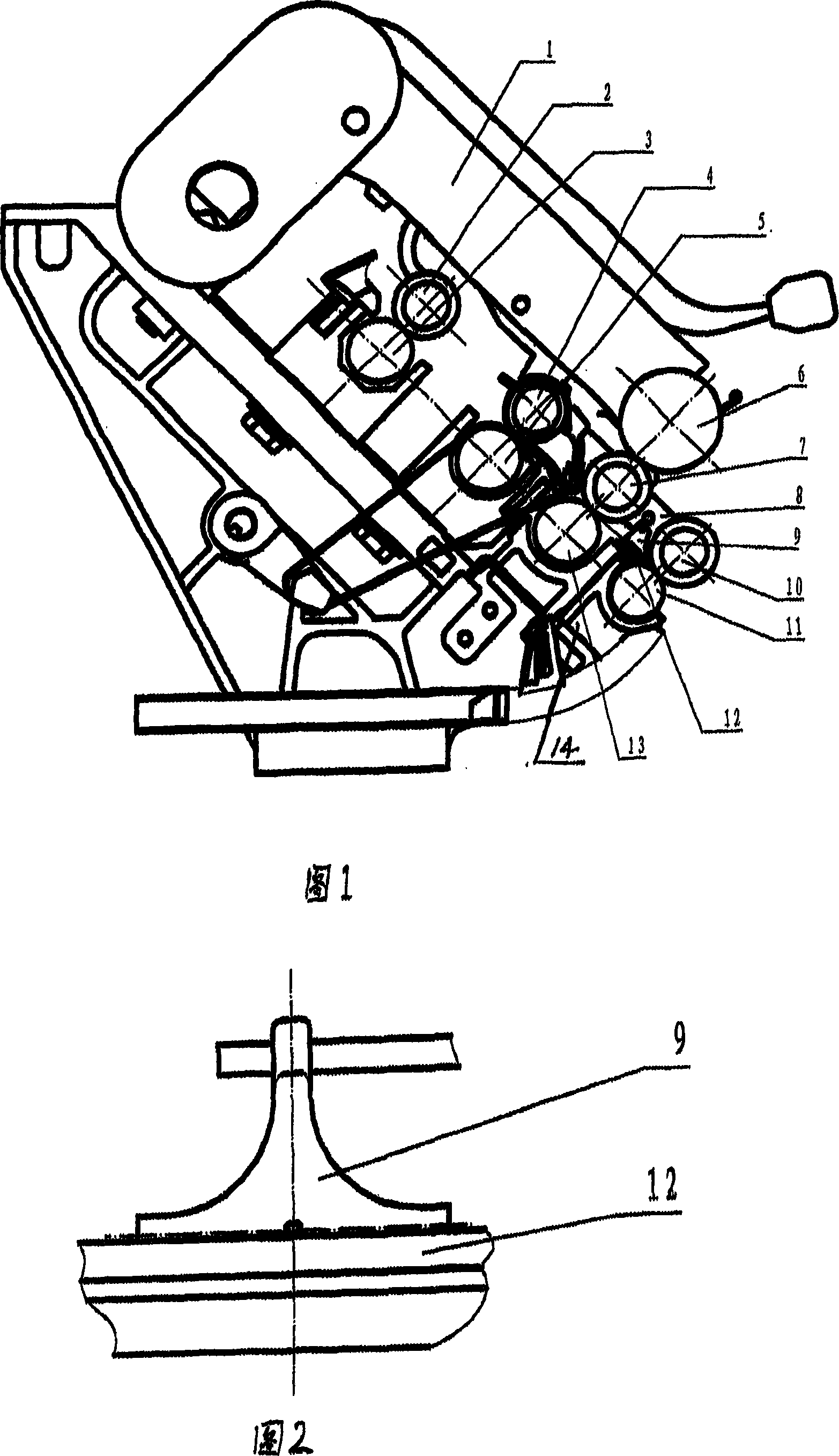 Drafting device with four rollers in ring spinner