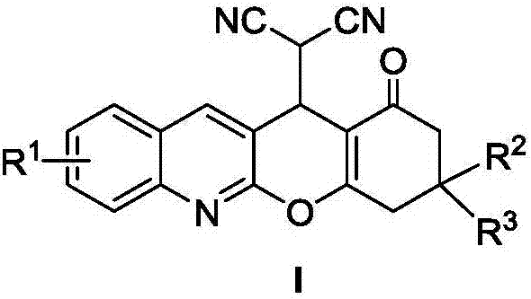 Chromene [2,3-b] quinoline derivative as well as preparation method and application thereof